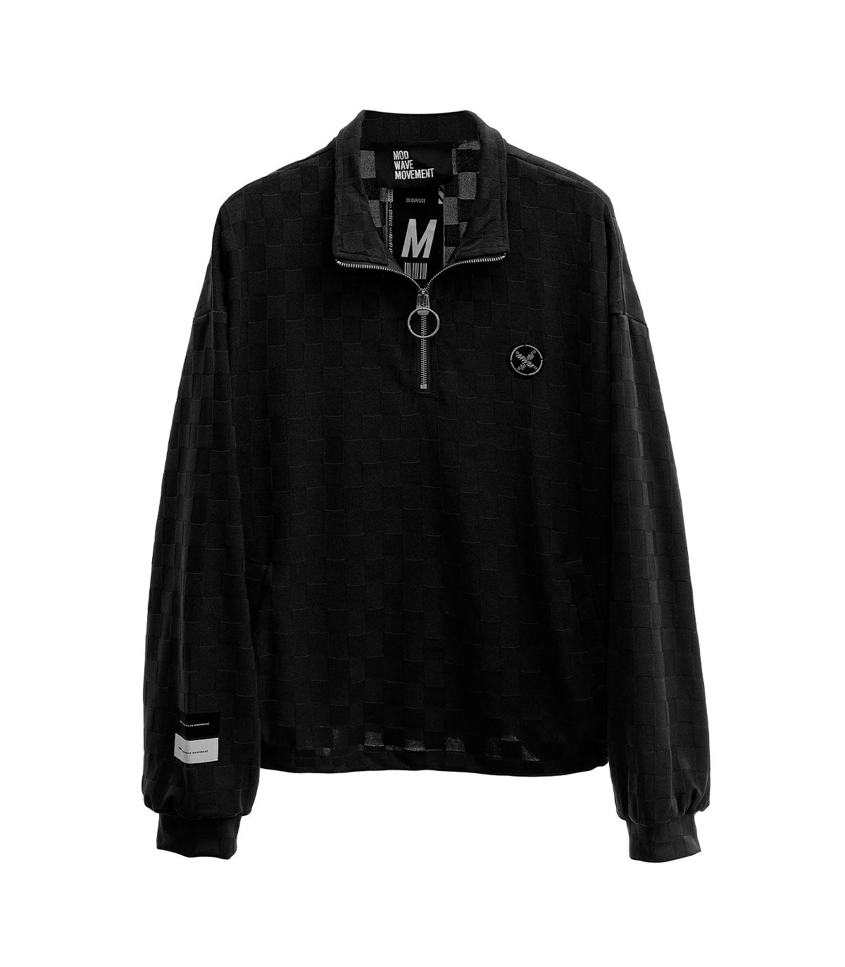 Mod Wave Movement - Sudaderas Mwm Checked Sweatshirt - NEGRO