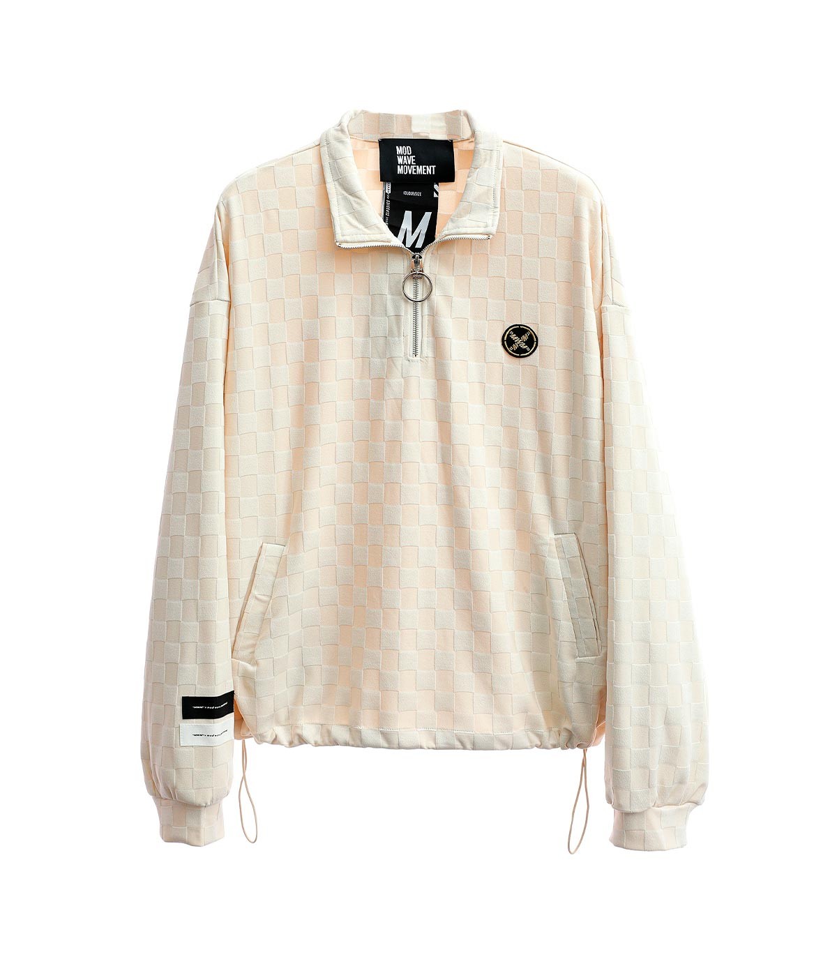 Mod Wave Movement - Sudaderas Mwm Checked Sweatshirt - BEIGE