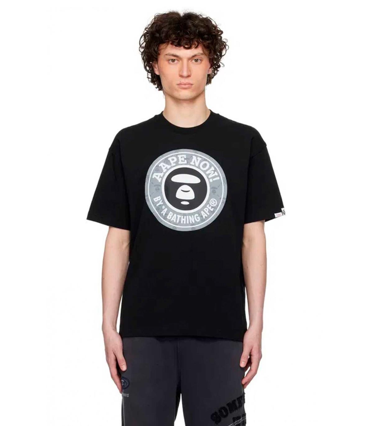 Aape - Camisetas Aape  Basic Tee - NEGRO