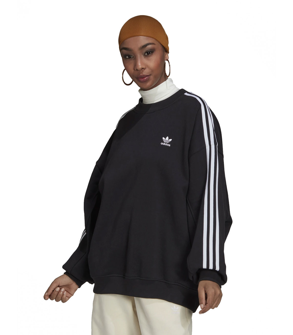 Adidas - Sudadera Mujer Negra - Adicolor Classics Oversized