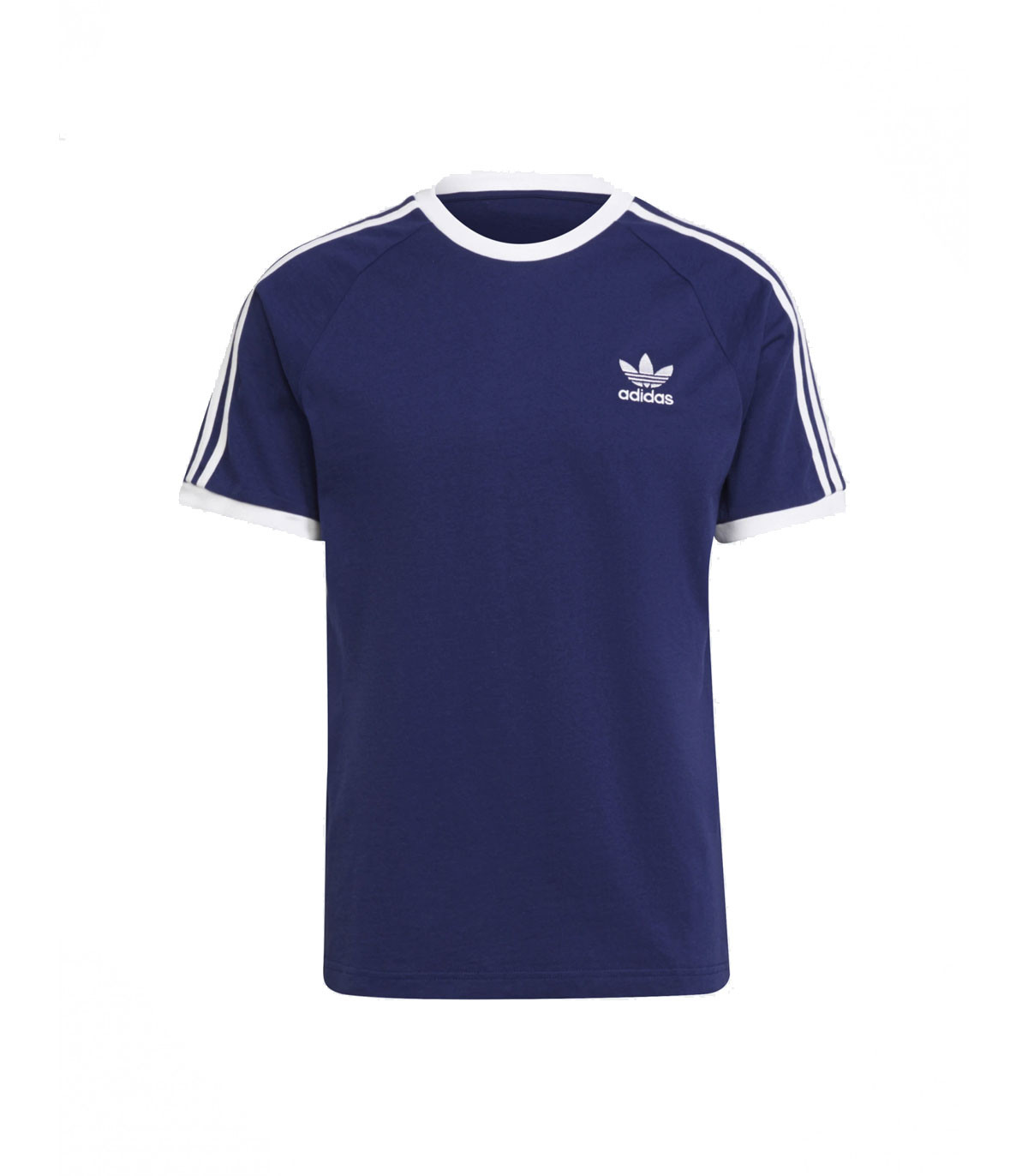 Adidas - Camiseta Hombre Azul - Adicolor Classics 3 Bandas